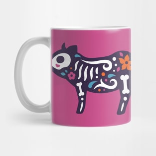 Colorful Day of the Dead Pig | Dia de los Muertos Animal Mug